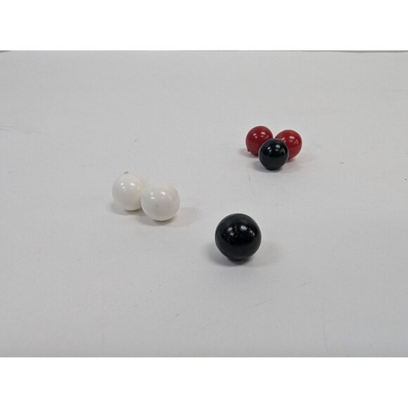 Fun House Board Game 1988 REPLACEMENT Part Piece Set of 6 Marbles Balls - Picture 2 of 5